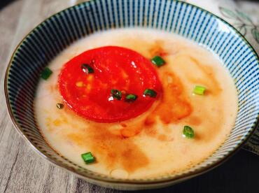 番茄蒸水蛋的做法